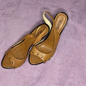 Michael Kors peep toe Slingback